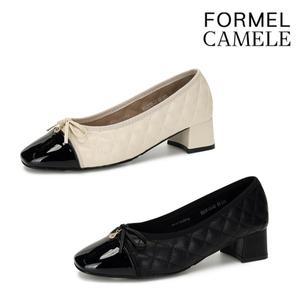 [포멜카멜레](광주신세계)에바 퀼팅 펌프스 4CM 2종 (FLG1F1SP027)FKG1F1SP027