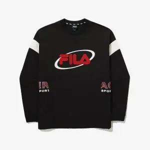 [FILA] 유니 라이프 우븐 맨투맨 (FS2POG1110X_BLK)