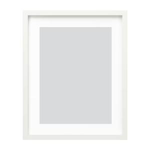 이케아 뢰달름액자 화이트 40X50cm