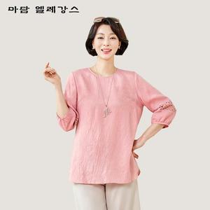 ( 110사이즈) 레이스 크리즈인견 블라우스 K242BL14