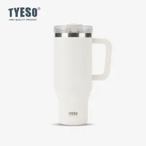 대용량 텀블러 이중진공 보온보냉 손잡이 텀블러 900ml / 1200ml  + 빨대