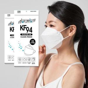 무료배송/개당 95원꼴 국산 KF94 마스크 대형 화이트 일반형 200매