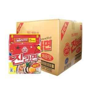 [오뚜기] 오뚜기 진라면 매운맛 120g 1박스 40개입