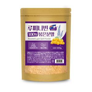 루피니빈 콩 볶은분말 100  식물성 단백질 루핀분말 300g 1개