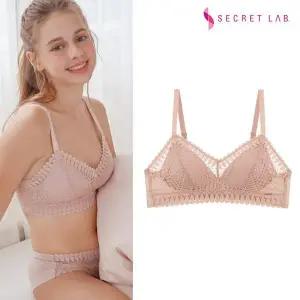 [하프클럽/]소프트 레이스 볼륨업 브라렛 베이지