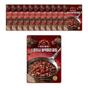 [소비기한 임박] 차오차이 스파이시블랙페퍼짜장, 180g, 12개