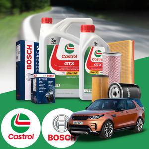 디스커버리5(17~) 3.0d TD7 디젤 캐스트롤 GTX SP C2/C3 5W30 엔진오일 필터세트 7Liter