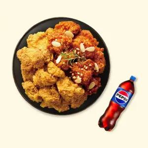 자담치킨 반반순살치킨+콜라1.25L