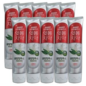 2080 진지발리스 유칼립투스 스트롱민트치약 150g x 10개