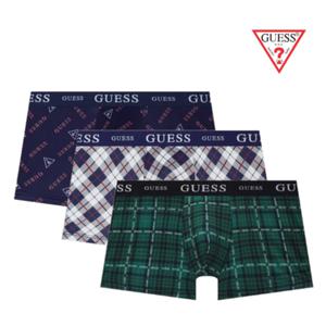 [게스언더웨어](강남점)베이직로고 남성드로즈 3종세트 GDMDR867869870