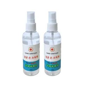 휴대용 손소독스프레이 학교 회사 대중교통 에버클린케어손소독액 100ml X 2개