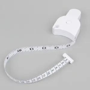 반자동 신체측정 인치자 피팅 줄자 허리둘레 팔둘레 (WFHNZN6)