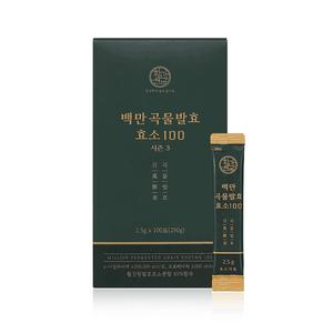 활강원 백만 곡물발효 효소 100(2.5g x 100포) / 400만 역가수치