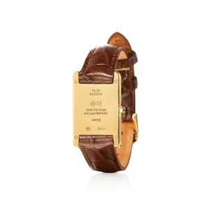 [정품] 넘버링 #1901 A13 워치 브레이슬릿 브라운 골드 NUMBERING Watch Bracelet Brown Gold 708812