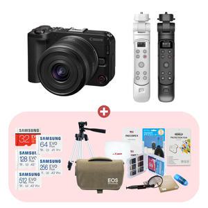 캐논코리아정품 EOS R50V 14-30mm KIT 미러리스 카메라 슈팅그립 12종 패키지