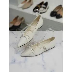 세이브존06 스틸레토 리본 메리제인 플랫슈즈 1cm HS775456kr