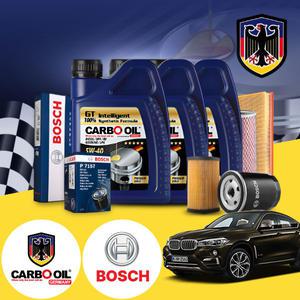 BMW F16 X6 (15~19) 30d (N57) 디젤 카보 골드 5W40 C3 엔진오일필터세트 7Liter
