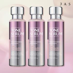 쟈스 PDRN 글루타치온 피치 톤 세럼 비타민 쌩얼크림 50ml 3개