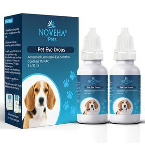 NOVEHA 펫 드롭 | 고급 라노스테롤 용액 + NAC (2 x 10 mL)
