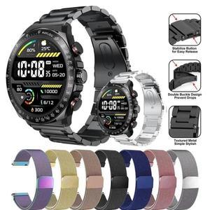 HAYLOU Solar Pro Smartwatch 용 22mm 팔찌 스트랩 Plus RT3 RS5 R8 S8 RT2 3 Metal Correa 스테인레스 스
