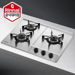 린나이 3구 가스렌지 쿡탑 빌트인 RBR-NS301DIJ RBR-NC310DJ
