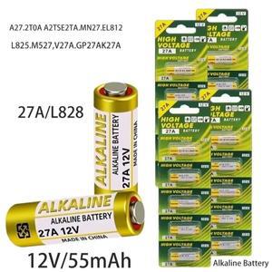 27A 12V10PCS 알카라인 배터리 MN27 L828F 바이크 오토바이 원격 제어용 건전지 무선 초인종 장난감