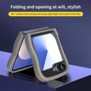 360 도  갤럭시 Z 플립 6 5 4 3 5G Flip6 Flip5 Flip4 Flip3 Magsafe 마그네틱 케이스 용 미러 회전 브래킷