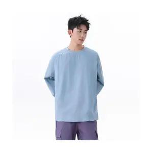 남자라운드긴팔티 쿨링 래쉬가드 긴팔 티셔츠 여름 얇은 통기성 아웃도어 라이딩 트레이닝 속건 상의 ible2
