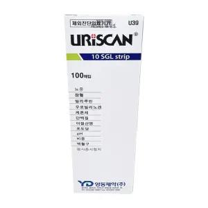 영동제약 유린스틱 10종 100매 소변검사 당뇨검사 단백질 포도당 스트립