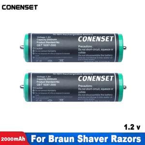 2pcs 1.2V 교체 용 배터리 브라운 5610 5720 4775 5897 면도기