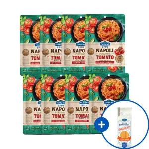 [내일도착] 폰타나 나폴리 뽀모도로 토마토 파스타소스 150gx8봉+파스타면250g