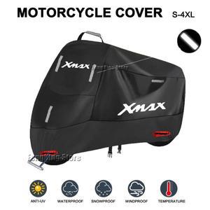 야마하 XMAX 125 300 용 방수 오토바이 커버 야외 스쿠터 UV 보호대 먼지 비