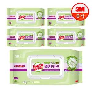 [3M]베이직 더블액션 물걸레 청소포 표준형 30매 X 5팩