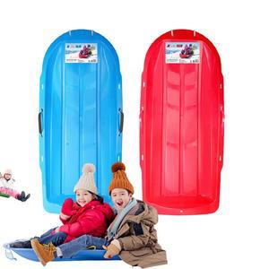 [기타]JS SNOW SLED 겨울 등받이 아동 눈썰매 (블루) 손잡이 스키장 보드 얼음 머드