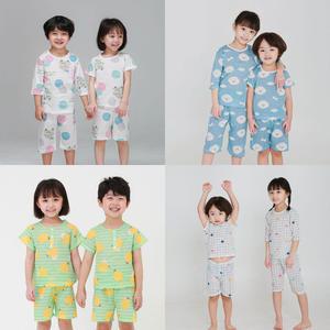 국산 7부 5부 여름 실내복 여아 남아 유아 아동 주니어 잠옷 파자마 바지