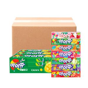 크라운 마이쮸 스틱 44g 120개 / 포도 딸기 사과 애플망고 캔털루프멜론 핑크리치