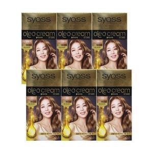 사이오스 올레오 골드라벨 새치커버 염색약 100g (크리스탈베이지1-B) 본품 6개 SF