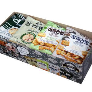 군용건빵 4총사 (총12봉) / 밀+쌀+야채+참깨 각 3봉씩 군대건빵 세트