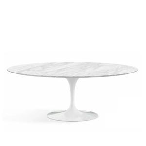 튤립 테이블 대리석 타원형 탁자 130cm