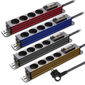 고용량 멀티탭 누전차단 알루미늄 콘센트 5미터 4000w 4구 대용량 서버탭