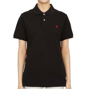 [폴로랄프로렌](김해점)키즈 로고 323547926001 POLO BLACK 키즈 카라 반팔티셔츠 슬림핏 (성인착용가능)