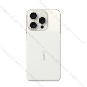 New Anker MagGo 15W Qi2 Certified Fast Charging 5K Slim White Power Bank (iPhone 16-12) - HRWY2