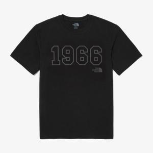 [노스페이스] 코어 1966 반팔 라운드티 블랙 NT7UQ16K