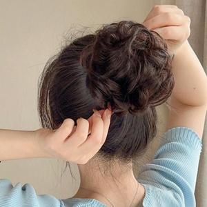 헤어 집게핀 가발 볼륨 클립 한복 올림머리 곱창 똥 머리