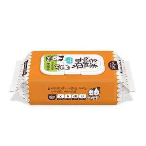 [HYIK0YLR_4B]물티슈리필형 손발엉덩이 깨끗 티슈 100매