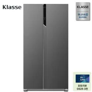 위니아 클라쎄 냉장고 RKE952SIS5MEV(AK) 500리터 521L 일반 가정용 대용량 2도어