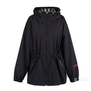 [버버리] 로고 벌리 바람막이 후드 집업 자켓 블랙 80842581