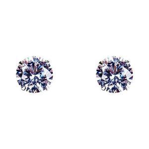 모이사나이트 모산석 랩다이아몬드 18K 백금 귀걸이 이어링 한쌍 Diamond 2부 3부 5부 1캐럿