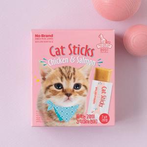 노브랜드 짜먹는 고양이 간식 닭&연어 28개입