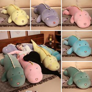 80cm 150cm Huggable 큰 긴 귀여운 공룡 플러시 장난감 만화 동물 악어 인형 남자 친구 베개 소녀 선물